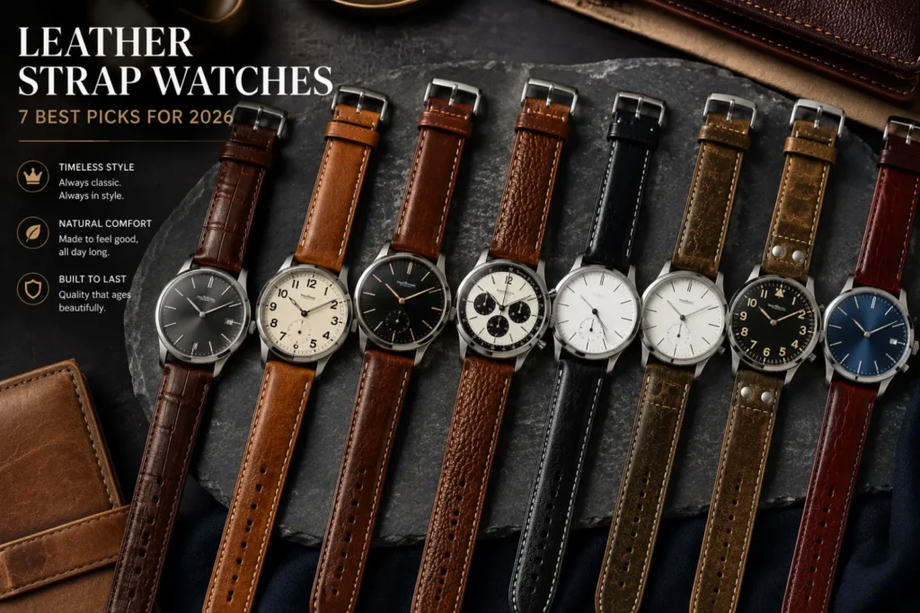 Leather strap watches: 7 best picks for 2026