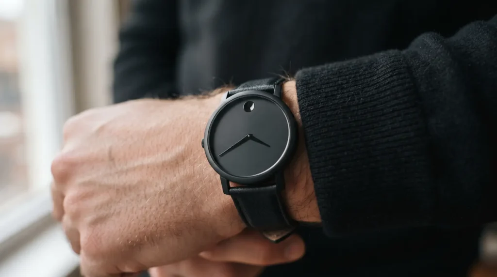  BLACK MOVADO WATCHES FOR MEN THE EASIEST STYLE TO WEAR