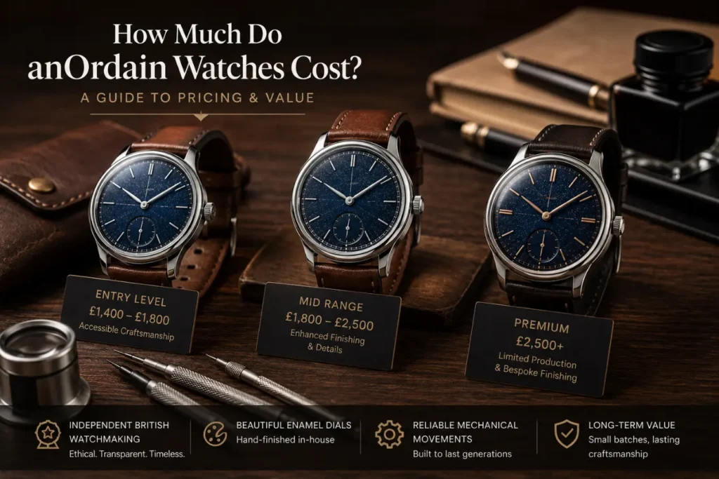 How Much Do anOrdain Watches Cost
