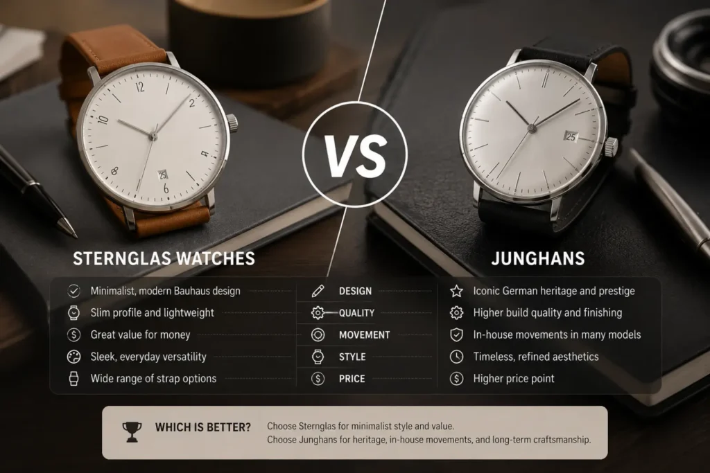 Sternglas Watches vs Junghans: Which Is Better
