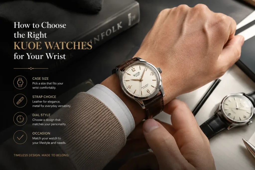 How to Choose the Right KUOE Watches for Your Wrist
