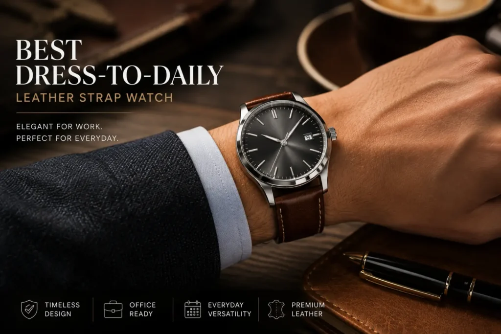 Leather strap watches: Best dress-to-daily pick