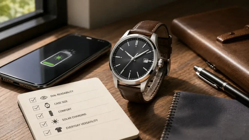 How to Choose the Right Solar Watch