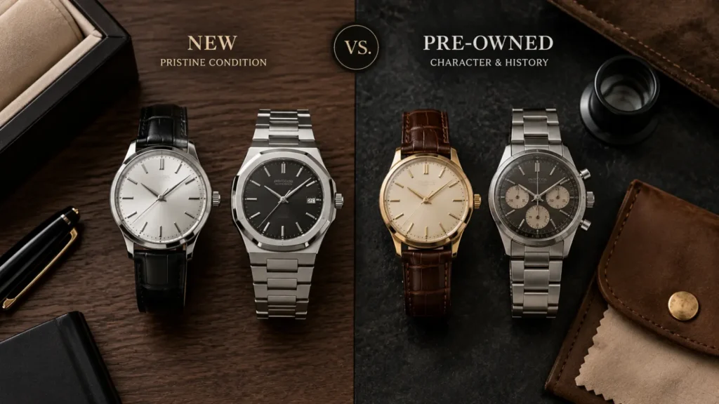 New vs. Pre-Owned High End Watches