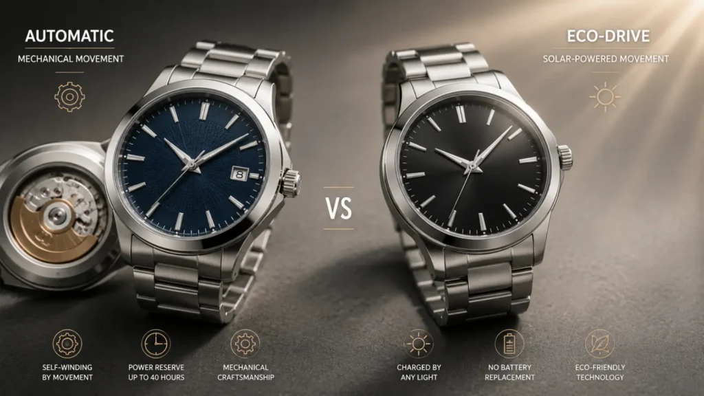 CITIZEN AUTOMATIC WATCHES VS ECO-DRIVE