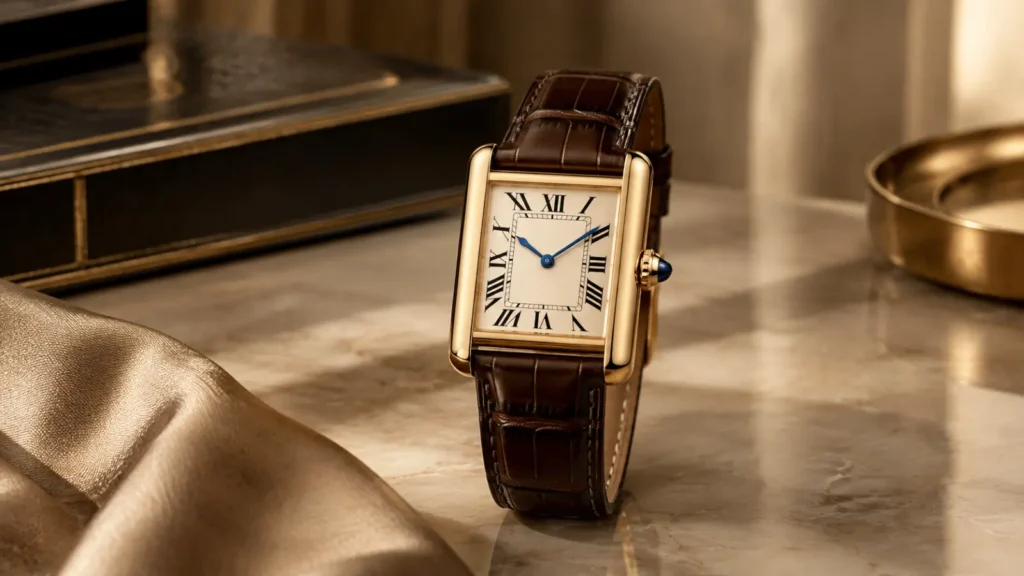 Cartier Tank Louis Cartier Best Classic Gold Dress Watch