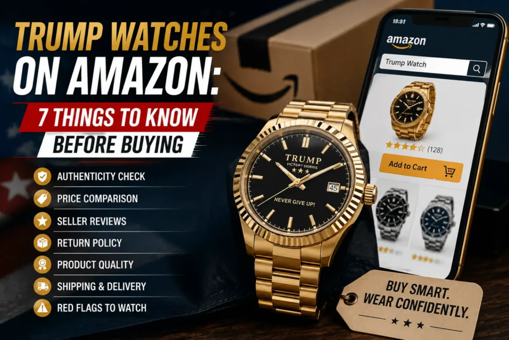Trump Watches on Amazon: 7 Things to Know Before Buying